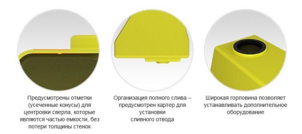 Емкость прямоугольная аграрная ЭкоПром AGRO 200, 200 литров