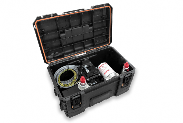 Комплект для перекачки бензина Piusi MasterBox EX50-12 для бензина, дизельного топлива, 50л/мин, 12В