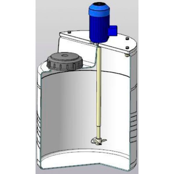 Емкость дозировочная ЭкоПром 60, 1.3 г/см3, с пропеллерной мешалкой, 60 литров