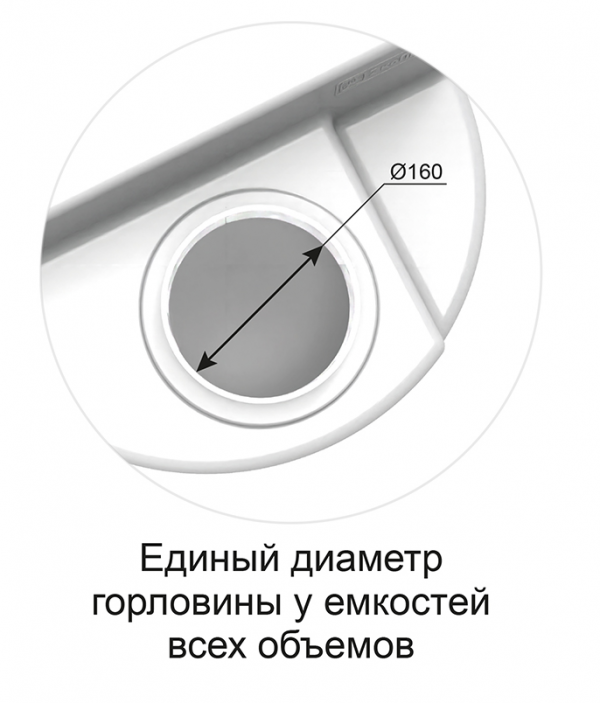 Емкость дозировочная ЭкоПром 100, 1.88 г/см3, 100 литров